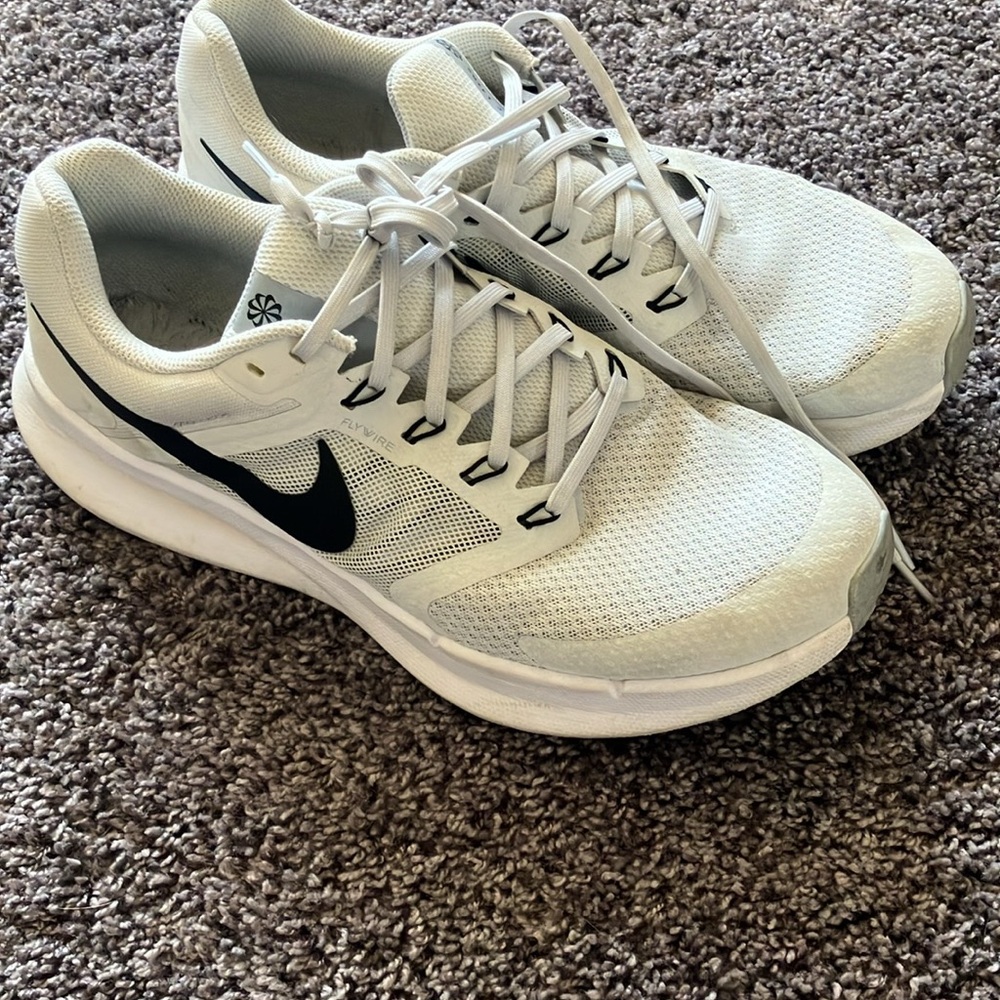Men’s Nike White and Gray Athletic Shoes- size 11